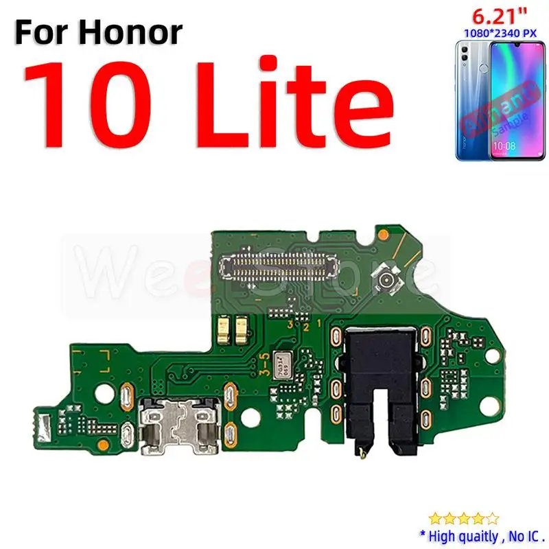 AiinAnt Charger Dock Connector Port Fast Charging Board Flex Cable For Huawei Honor 10 20 View Note 10 V10 10x Lite Phone Parts