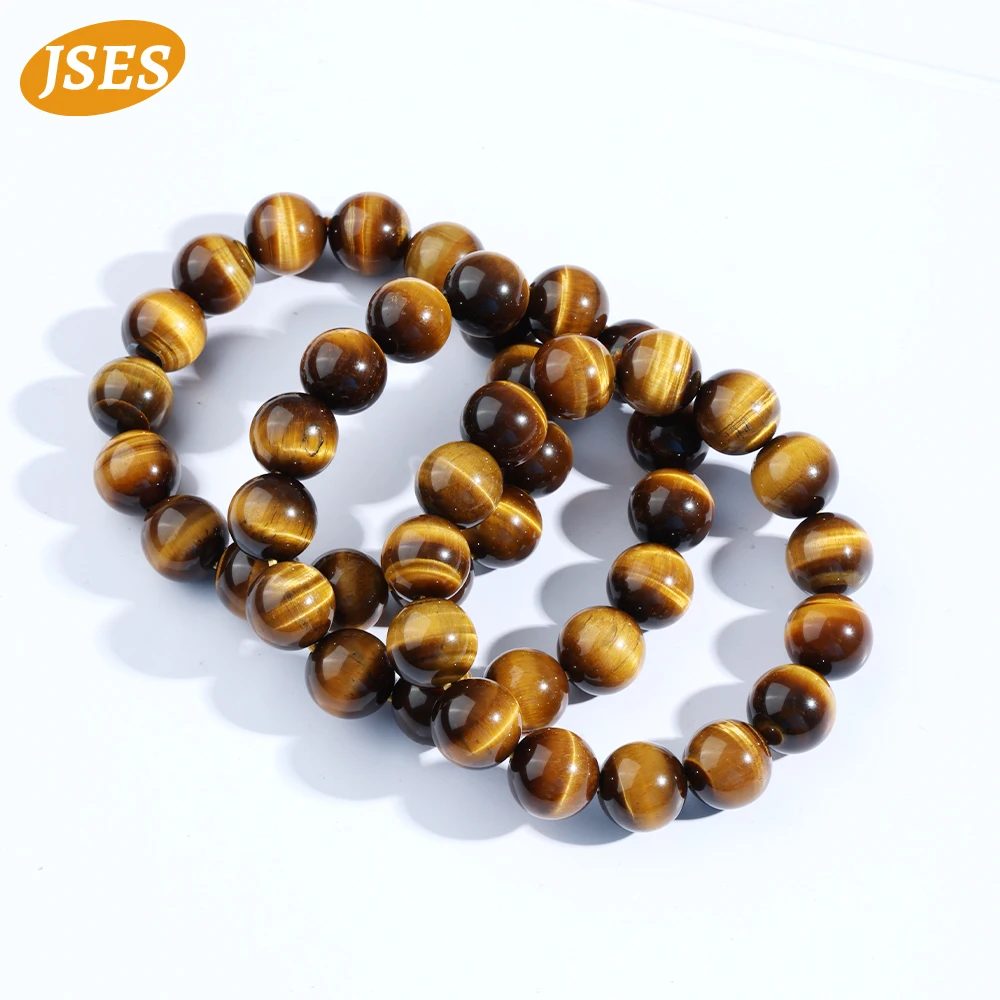 AAA Natural Brown Yellow Tiger Eye Bracelet Beads for Jewelry Making DIY Accessories Women Men Friendship Surprise Jewelry Gift