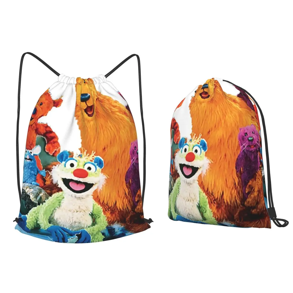 

Рюкзаки Bear In The Big Blue House, многофункциональные сумки на шнурке, сумки для обуви, сумки для книг, сумки для мужчин и женщин, школьные сумки