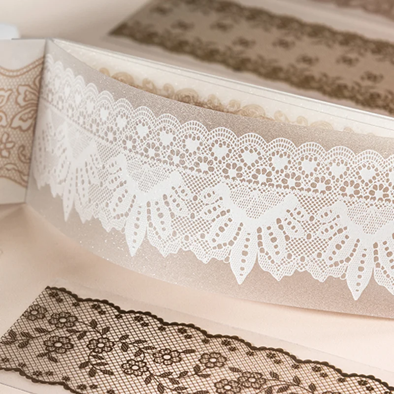 Mr. Paper Lace-Stickerbuch, 16 Blatt/Packung, Retro-Stil, reife Blume, schwarz, mehrfarbige Aufkleber, Heimhandbücher, Strumpfdekoration