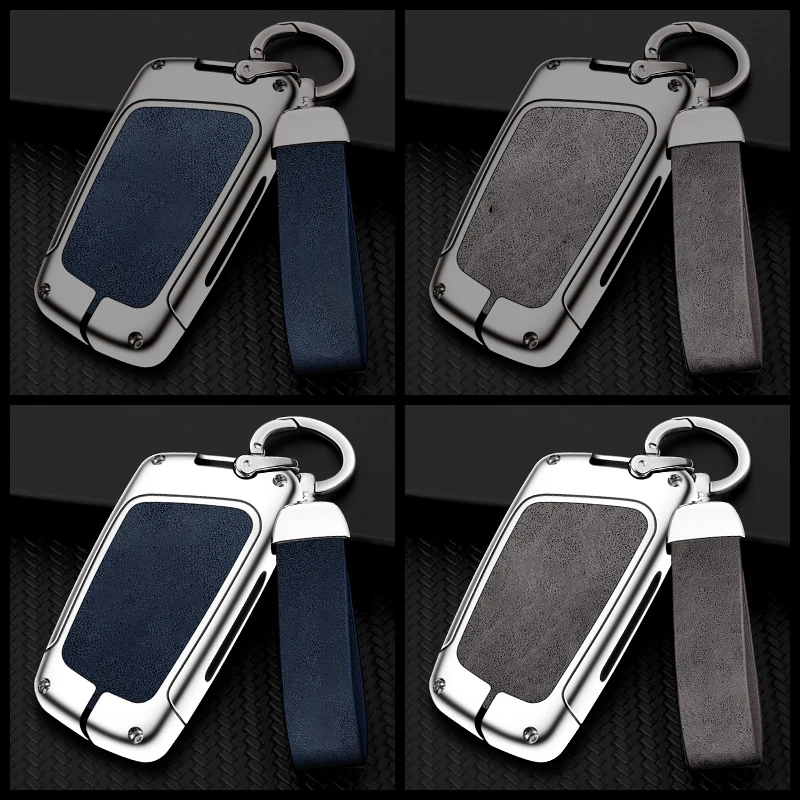 Zinc Alloy Car Key Case For Chery Tiggo A5 A1 E5 A3 Fulwin Cowin Easter Fora Elara Ego Tengo Cielo M11 Exeed RX TXL VX Omoda C5