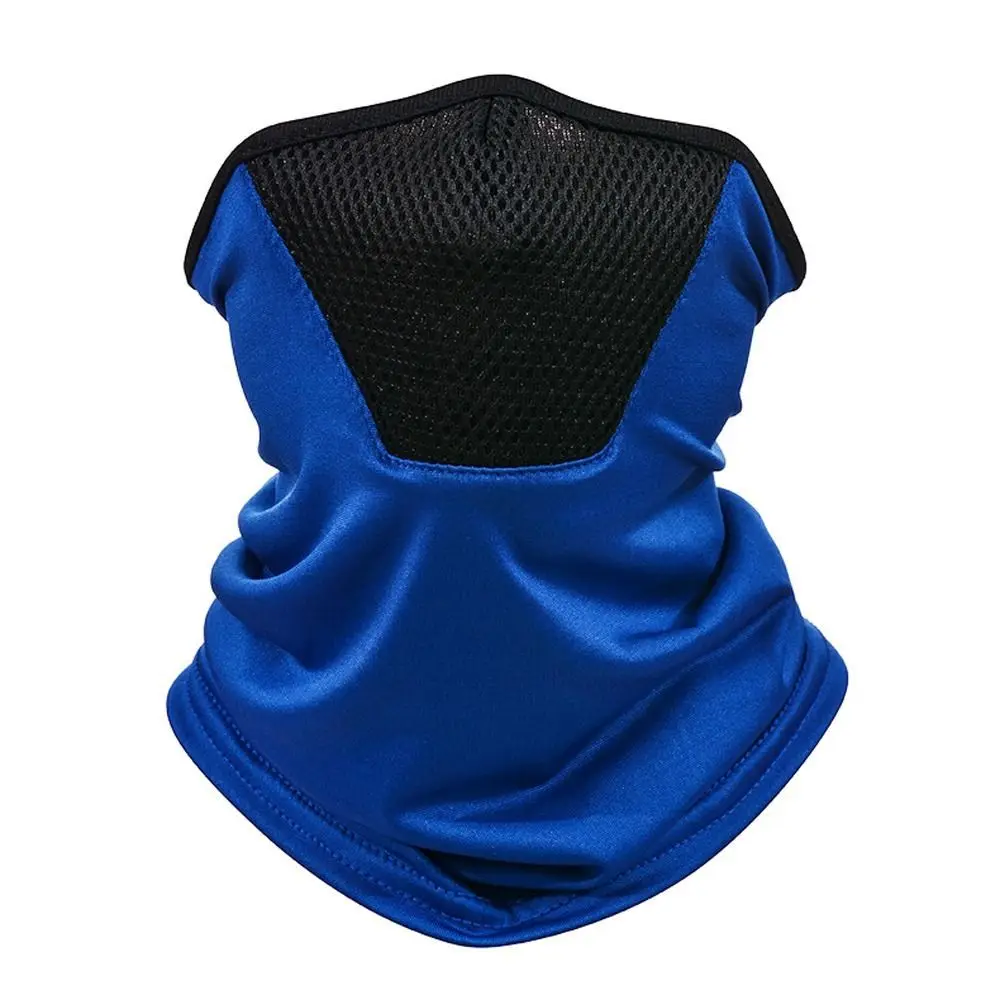 Mask Neckline Mask Solid Color With Neck Flap Mesh Summer Sunscreen Mask Women Sunscreen Veil Men Fishing Face Mask Ice Silk