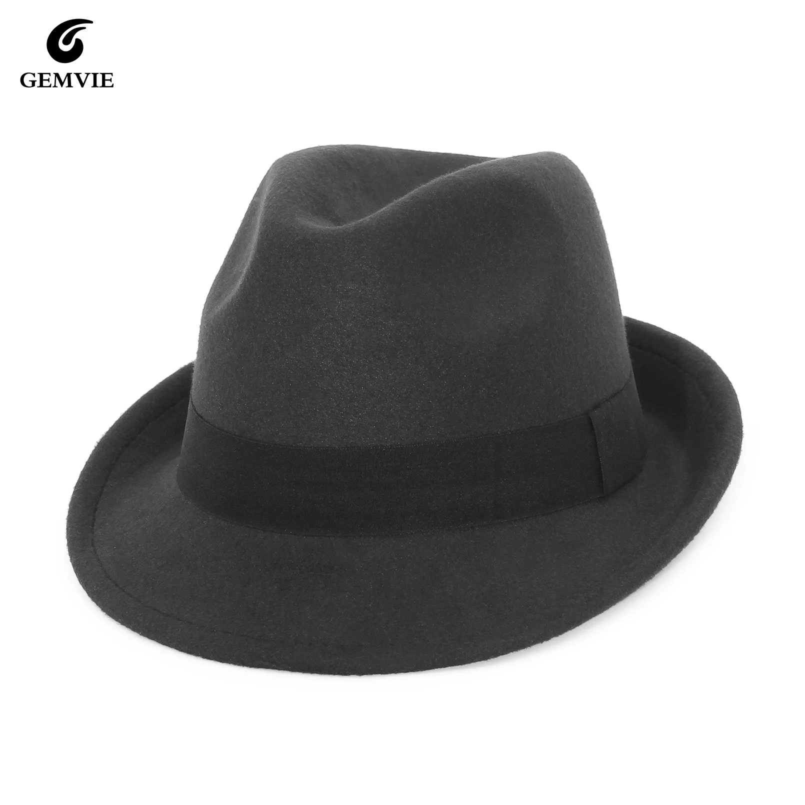 

GEMVIE Fedora Hat Retro Men's Top Hats Jazz Hat Adult Bowler Hats English Style Top Hats Classic Version Hats