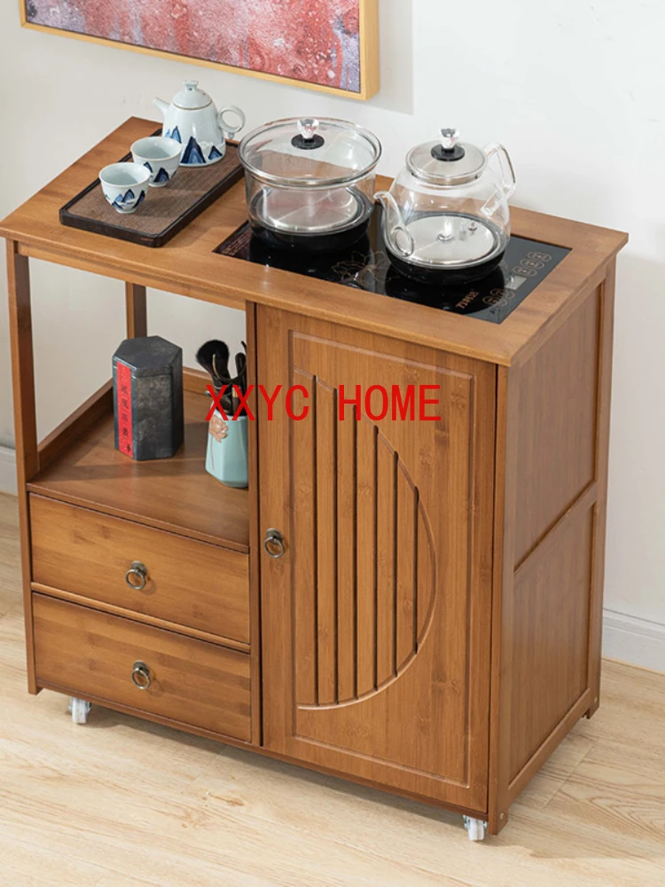 Kettle Integrated Cabinet Living Room Rack Tea Table  Machine