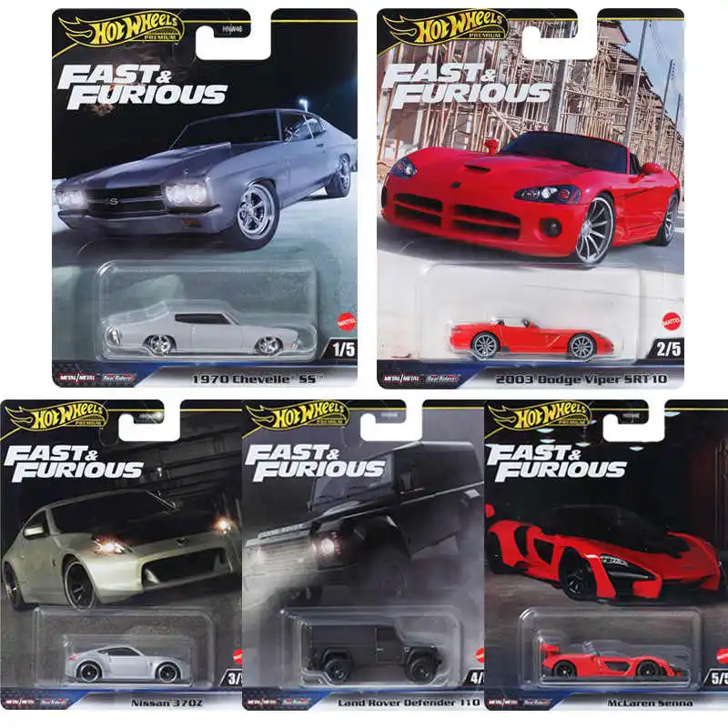 

Hot Wheels Fast And Furious Mercedes-Benz Porsche 911 1:64 Diecast Vehicle Model Cars Land Rover Defender Toyota Toys Boys Gift