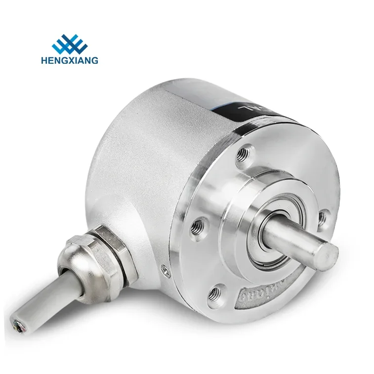 S38 Wide Voltage Optical Rotary Encoder 360P/R Quadrature with 6mm Shaft DC 5-3V Incremental Power Supply