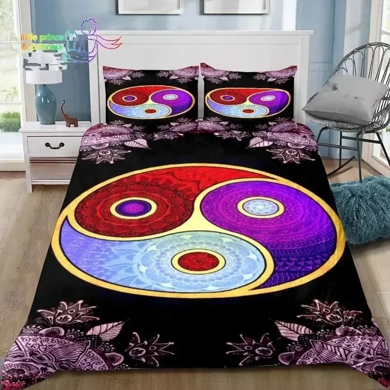 

Luxury New 3D Print Bohemian Mandala Printed Bedding Set Single Twin Full Queen King Size Bed Set Adult Kid Bedroom Bedding Gift