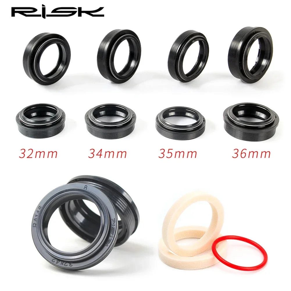 Bicycle Front Fork Dust Seal 32/34/35/36mm Dust Seal&Foam Ring For Fox/Rockshox/Magura/X-fusion/Fork Repair Kits Parts