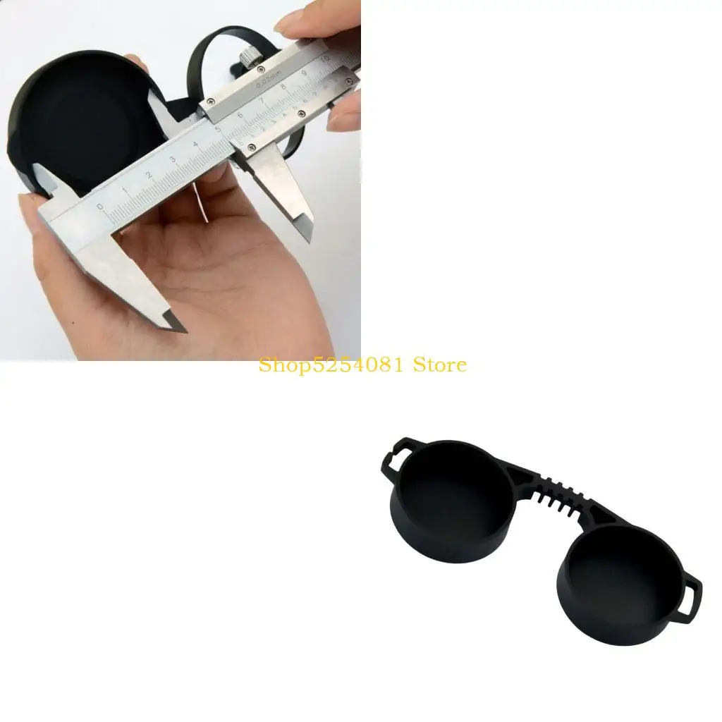 AXYC Silicone Binoculars Telescope Dust Covers for 42 45mm / 62 65mm Telescope Lens Cover, Home Decoration Craft