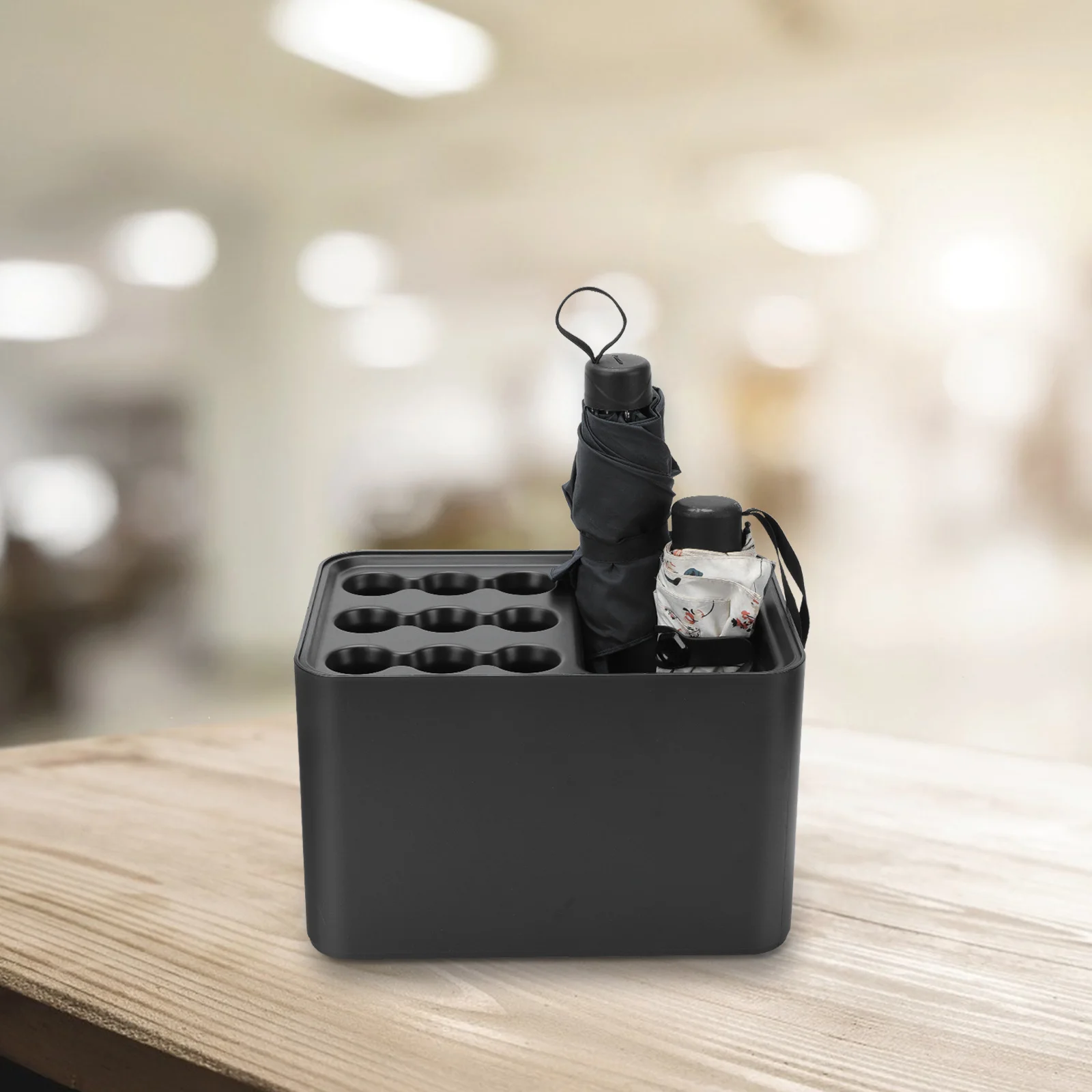 

1pc Umbrella Storage Rack Stand For Home Bathroom Kitchen Floor No Drilling Self-Contained Water Collection Creative