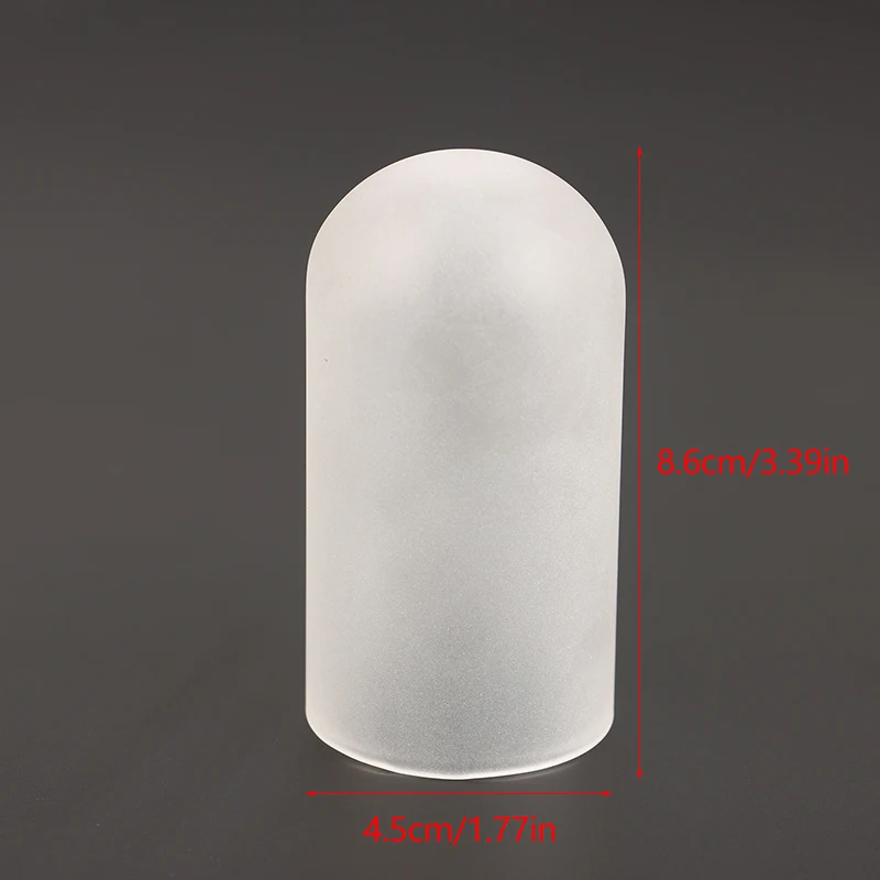 Abat-jour en verre givré, carré, couvercle d'ombre de lampe, avec ouverture filetage G9