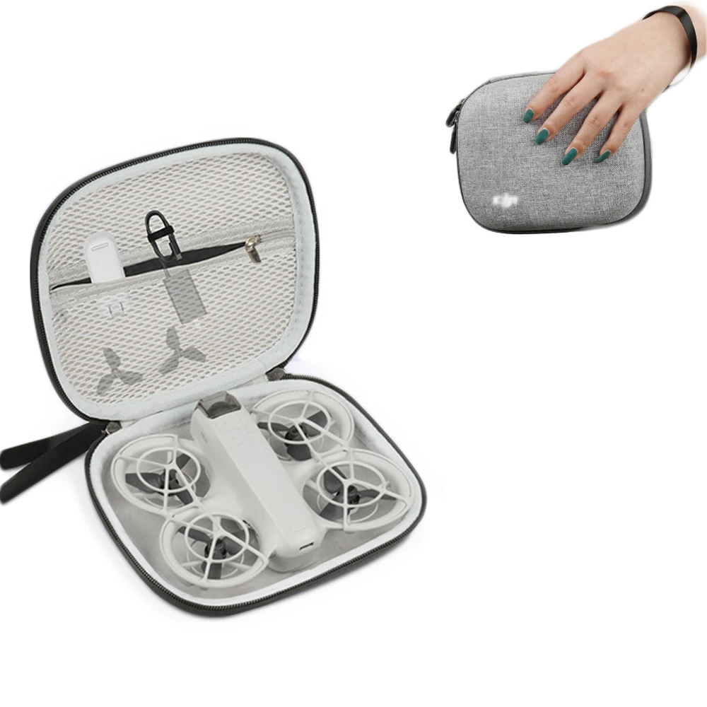 Hard Carrying Case for DJI Neo Drone Travel Organizer Crossbody Bag with Shoulder Strap