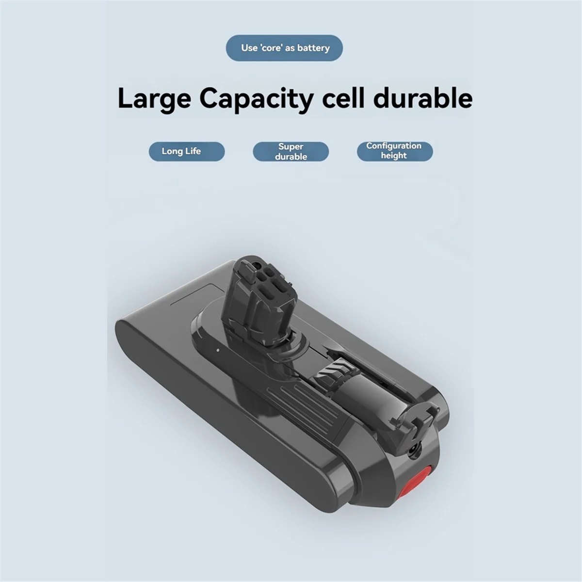 A14M Replace V11 Battery Adapter 4Ah 25.2V for V11 Absolute Pro/ Exrta/Torque Drive/Outsize/Animal Cordlesss Tick