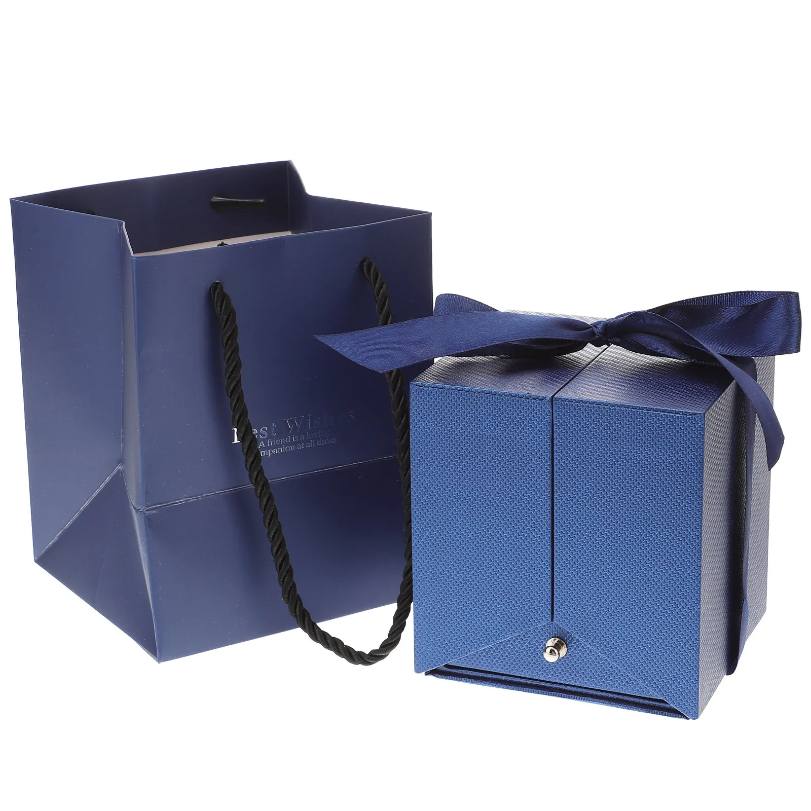 

1Pcs Eternal Flower Jewelry Box Bright Red Lifelike Petals Ring Earring Storage Wedding Gift Packaging Box Valentine's Day Gift