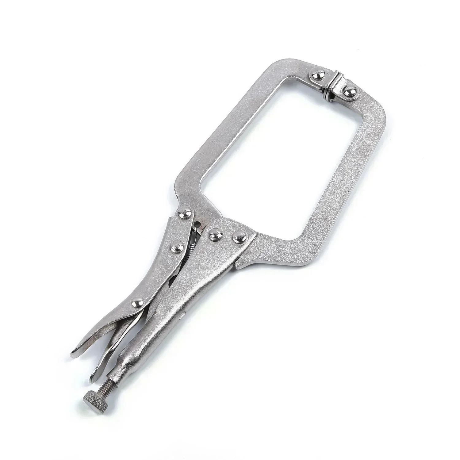 

6/9 Inch C Clamp Weld Clip Woodwork Vise Lock Jaw Alloy Steel Hand Tool Swivel Fix Plier Pincer Tong Tenon Locator Pad Wood Work