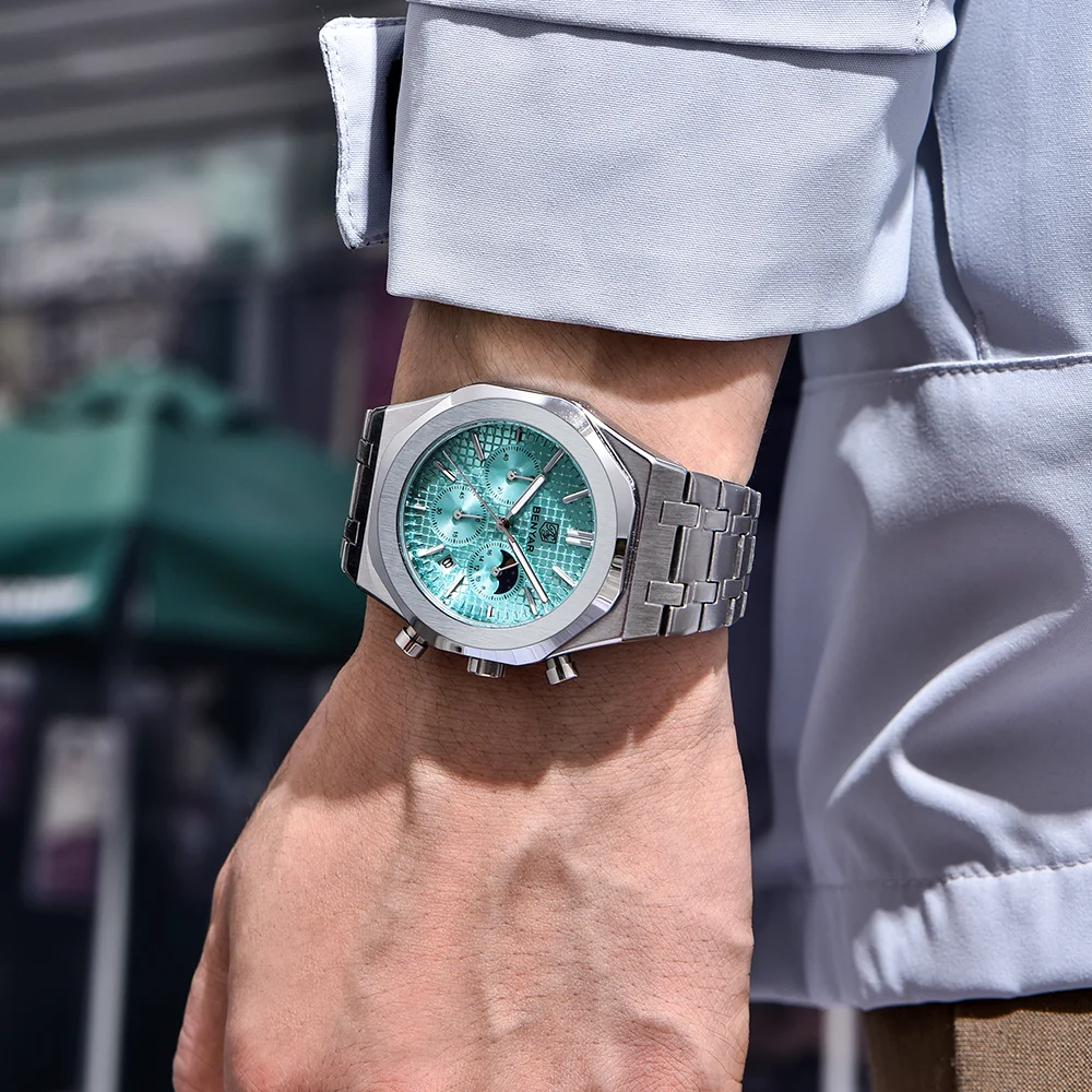 Relógio masculino de luxo BENY - Luxury Watch Level avaliação e preço