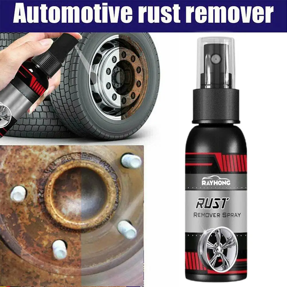 30ml Car Rust Remover Spray Metal Surface Paint Car Powder Cleaning Super Maintenance Multi-Purpose Rust Remover