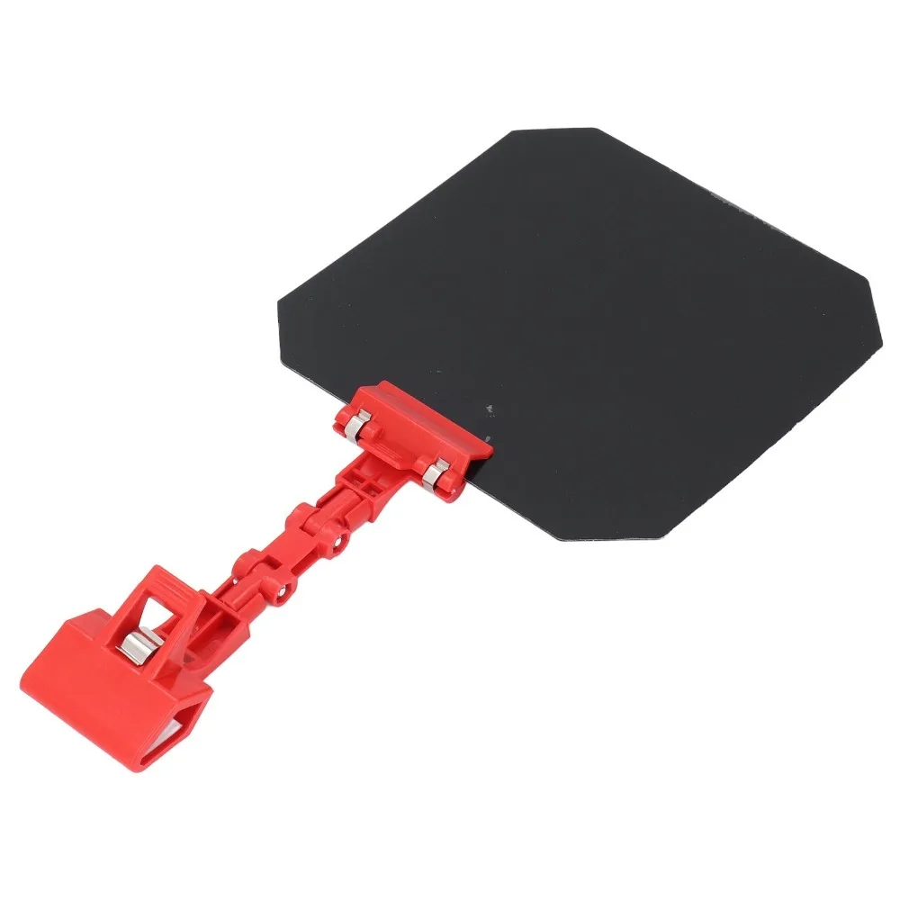 6pcs 360°Adjustable Welding Blackout Panel Clip-On High-Hardness Plastic Clip On Welding Panel Red Portable Welding Panel
