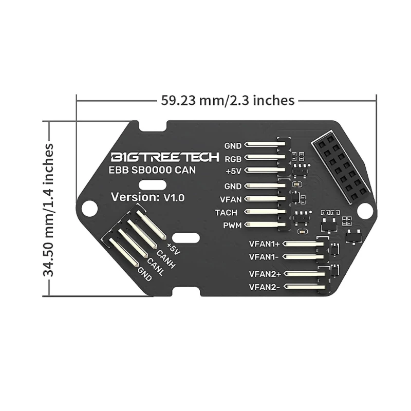 EBB SB0000 CAN V1.0 확장 제어 보드 forVORON Stealthburner SB2209/SB2240