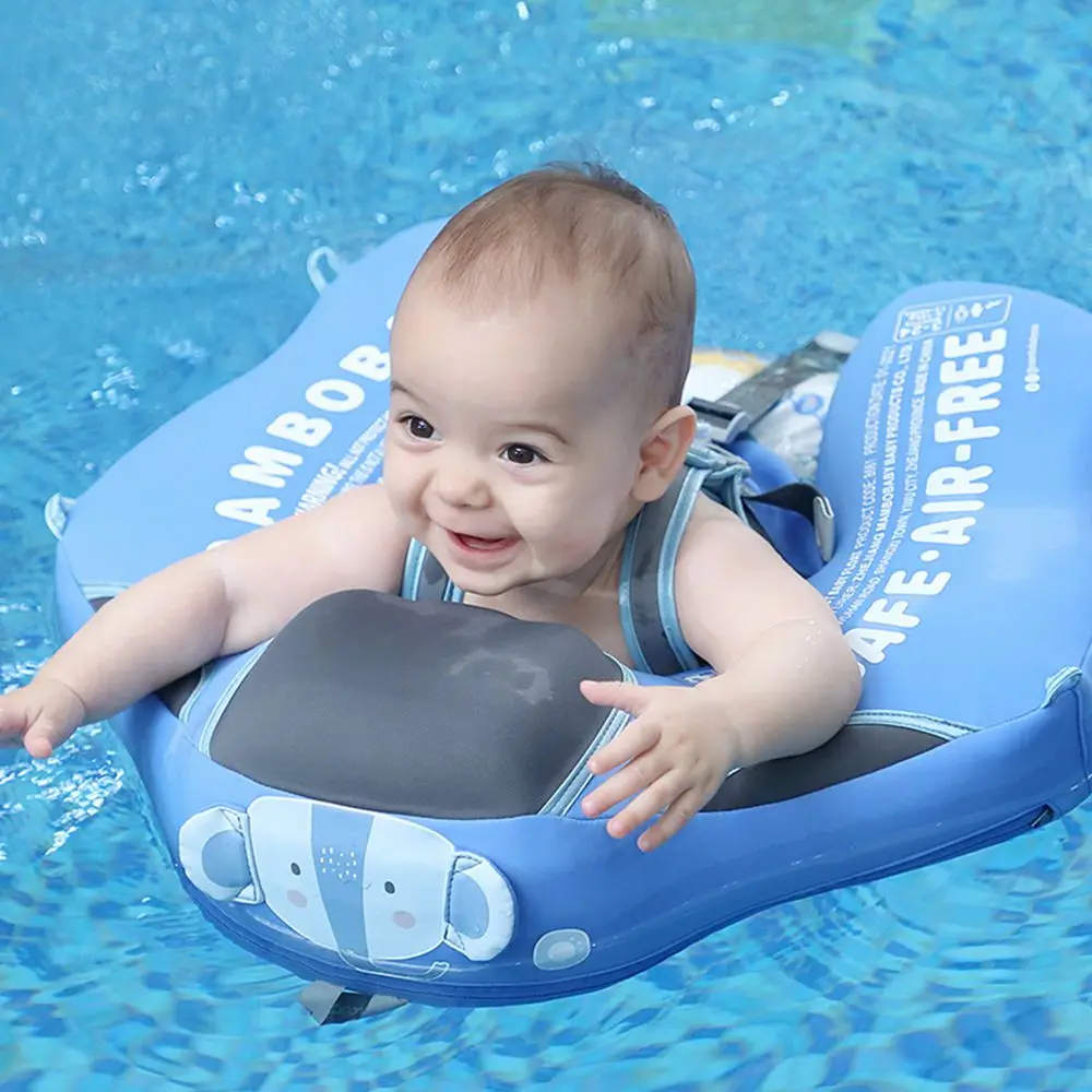 Baby Float Lying Swimming Rings Infant Waist Swim Ring Toddler Swim Trainer Non-inflatable Buoy Pool Accessories Toys Flotador