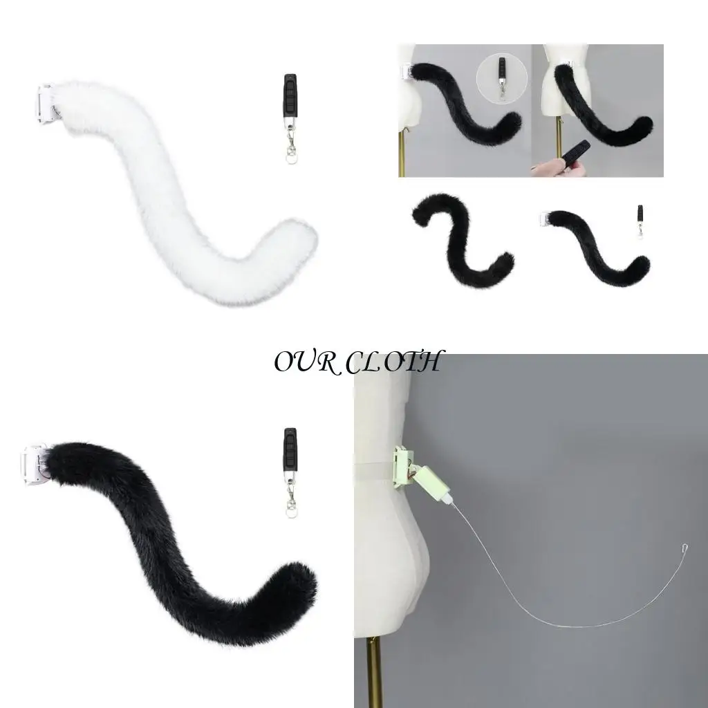 

Tail Remote Control Cats Tail Wagging Tail Animal Tail Lovely Plush Tail Y1AC