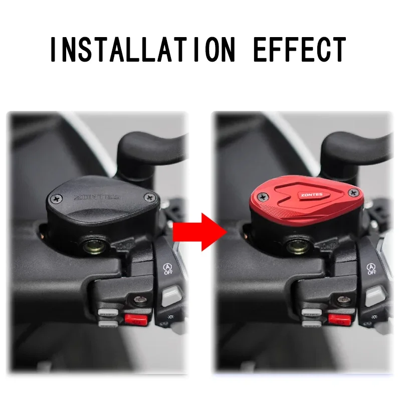 Fit For ZONTES 350D D350 350E 350M 150D 150M Motorcycle Accessories CNC Front Brake Oil Fluid Reservoir Cover Cap