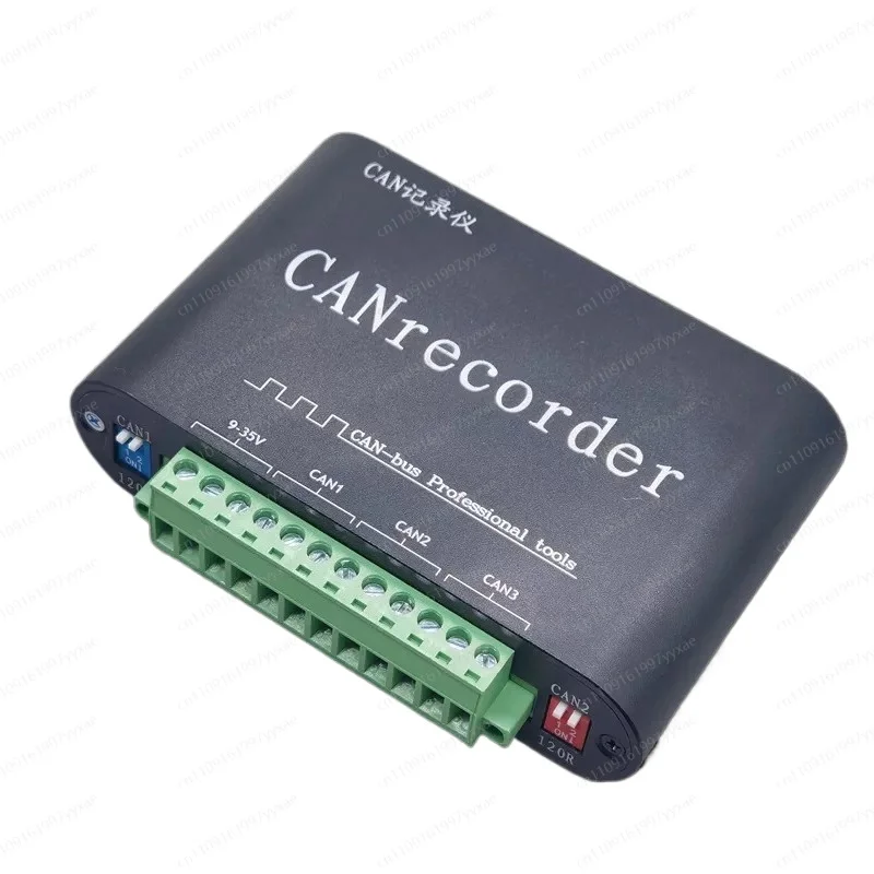 CAN bus data logger, offline recording and broadcasting, offline playback, relay, battery powered SD card storage