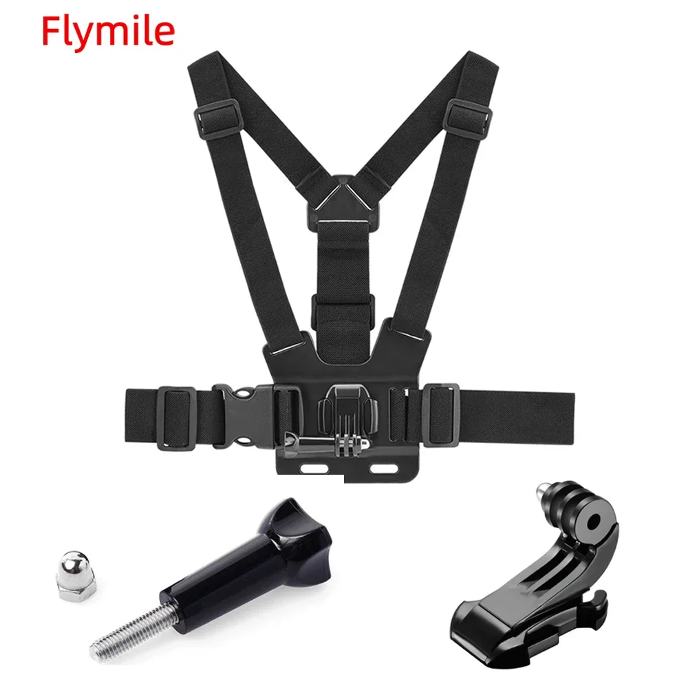 Flymile حزام الصدر جبل حزام ل GoPro بطل 13/12/10 عمل 5 برو الرياضة كاميرا تسخير حزام حامل POV فيديو التصوير الفوتوغرافي