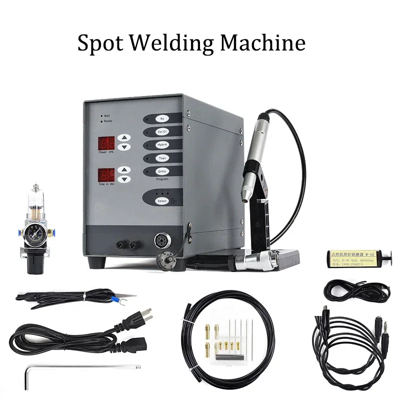 100A Spot Welding Machine for Jewelry Welder Equipment Handled for Gold Silver Portable Pulse Arc Argon SolderingWelding