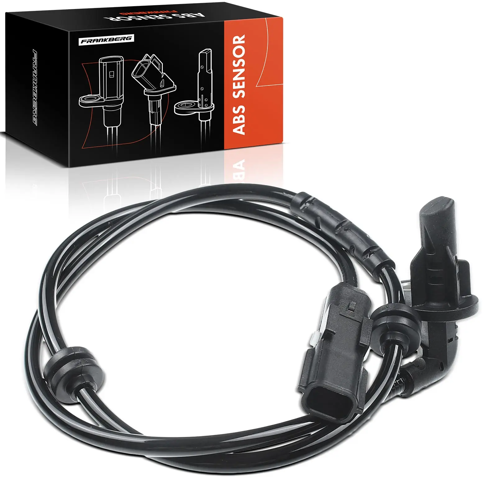 Frankberg 1x ABS Sensor Achteras Rechts voor Renault Captur I Clio IV Grandtour Zoe 0.9L 1.2L 1.5L Bj vanaf 2012 479007376R
