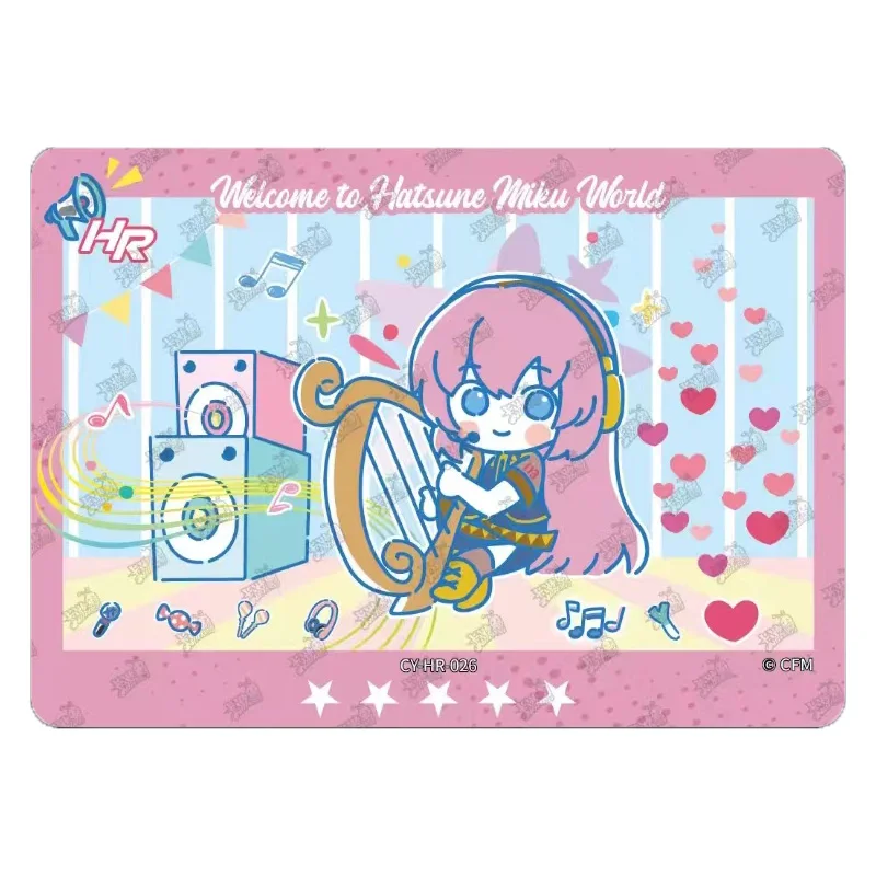 HR-013 Hatsune Miku Kagamine Rin Kagamine Len Oliver Zhiyu Moke Gakupo kaito Christmas Birthday Gift Collection Cards