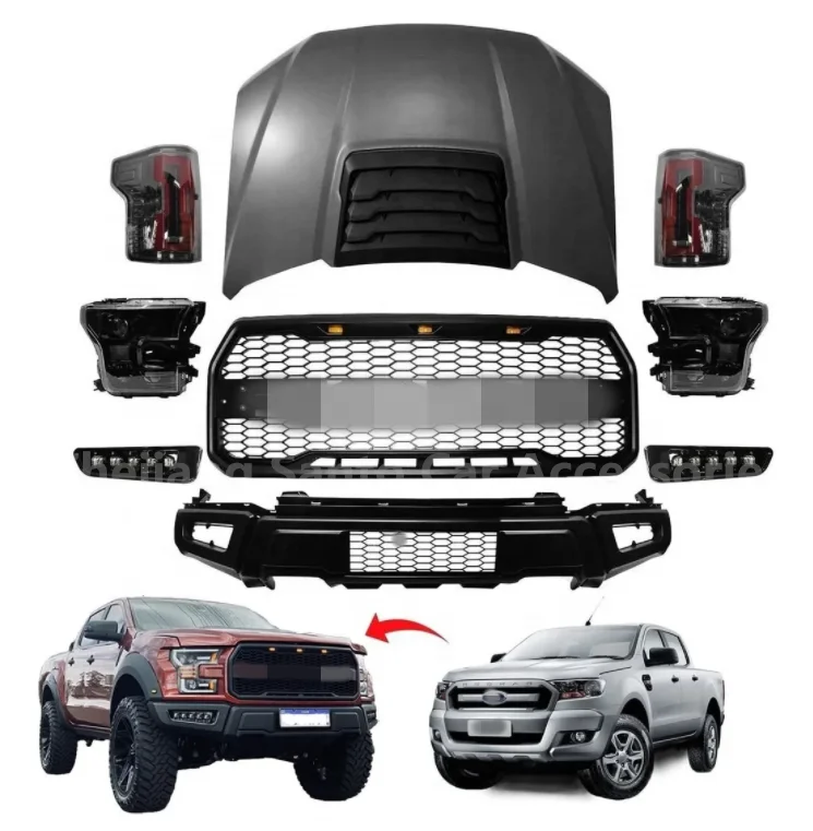 4x4 Exterior Accessories For Ranger F150 Raptor Body Kit 4X4 Full Conversion Kit For Ranger F150 2016-2021