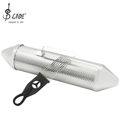 SLADE Silver Metal Guiro with Scraper Latin Merengue Percussion Music Teaching Aid Musical Instrument Tool Parts & Accessories