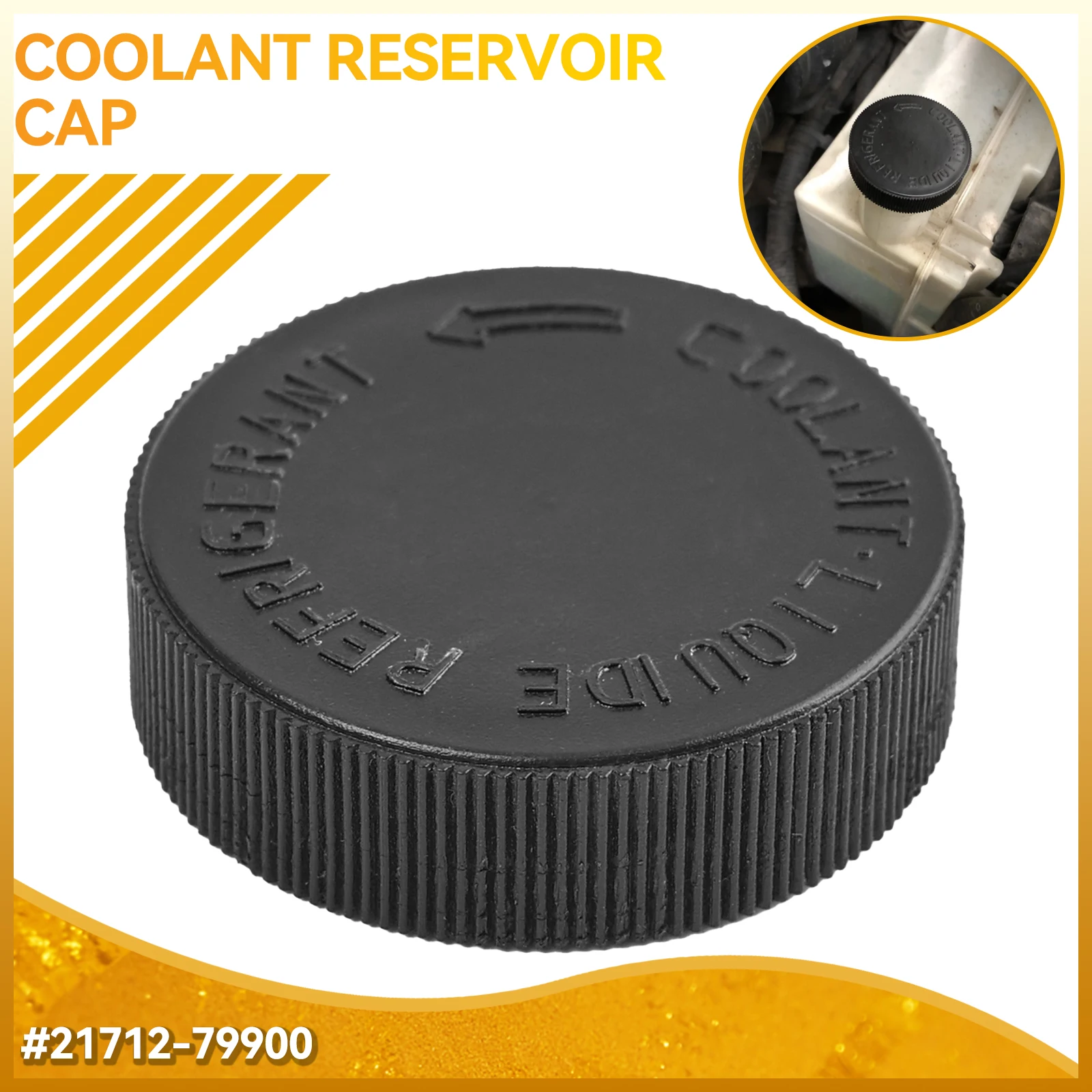 Coolant Overflow Reservoir Cap Tank 21712-79900 fit for Nissan Murano Rogue Versa Cube Infiniti FX35 G25 EX35 M45 21712-79900