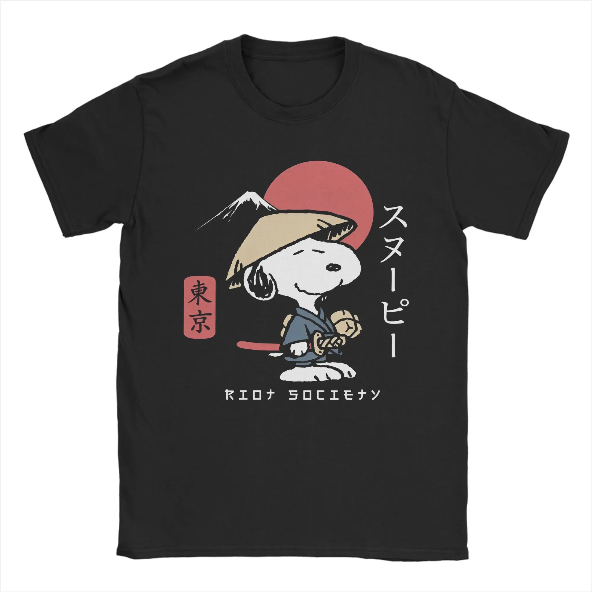

Men Women Cartoon Snoopy Peanuts T Shirt Pure Cotton Print Tee Shirts Top Clothing