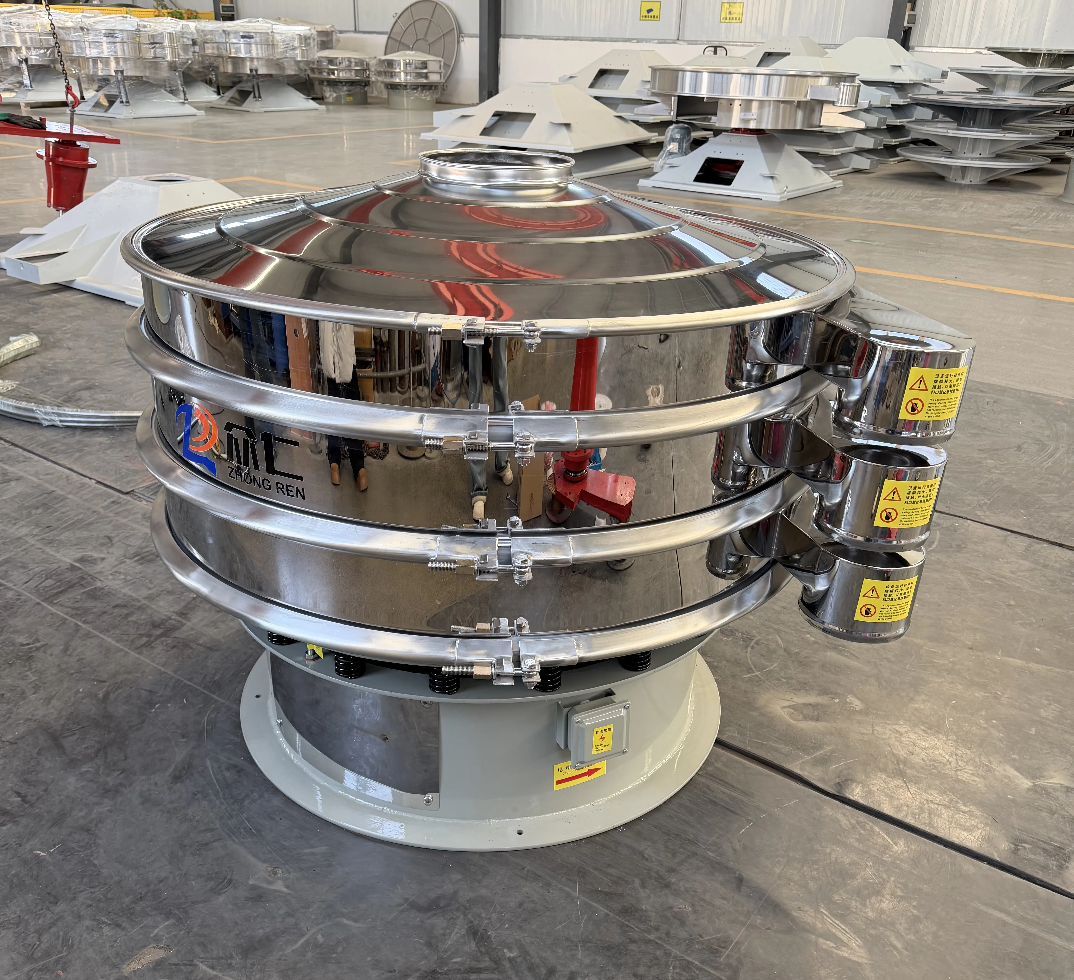 Grain Corn Circular Vibrating Screen For Wheat Rice Cleaning Circular Vibrating Screen Tamiz Vibratorio