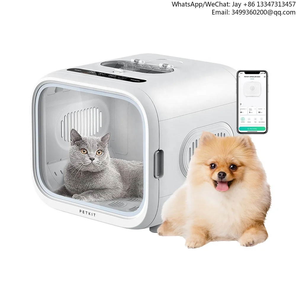 

PETKIT AIRSALON MAX Smart Pet Hair Dryer For Cat Small Dog Grooming With Ultra Quiet,Smart Temperature Control Via App