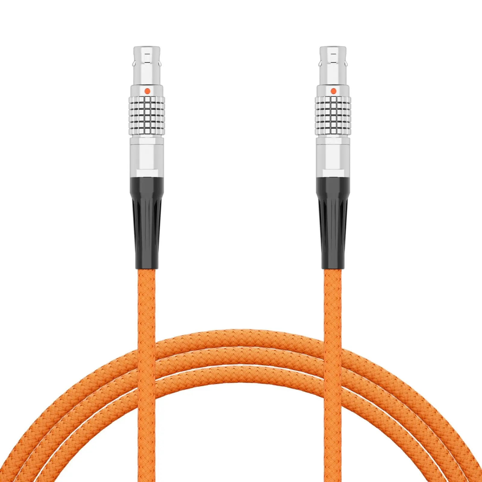 ZGCINE LMS 2-Pin to LMS 2-Pin Power Cable 12-16.8V 5A Max Nylon Braided 60cm for ARRI RED Camera Teradek SmallHD Monitor Z-CAM