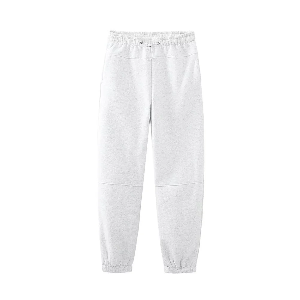 2025年冬新作 レディース カジュアルスタイル シンプル ゆったり 細見え 半袖長袖スウェットシャツ + ドローストリングパンツ