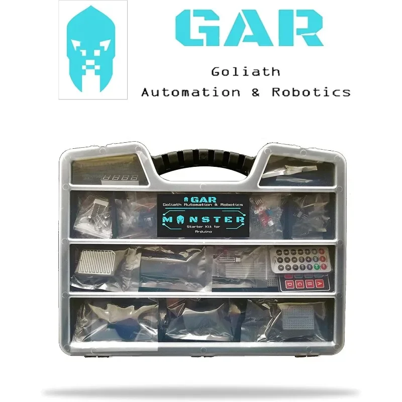 جديد، مجموعة مونستر ستارتر لـ Arduino Uno Mega Nano، مجموعة كاملة متقدمة، ESP32، ESP8266، 25 وحدة استشعار