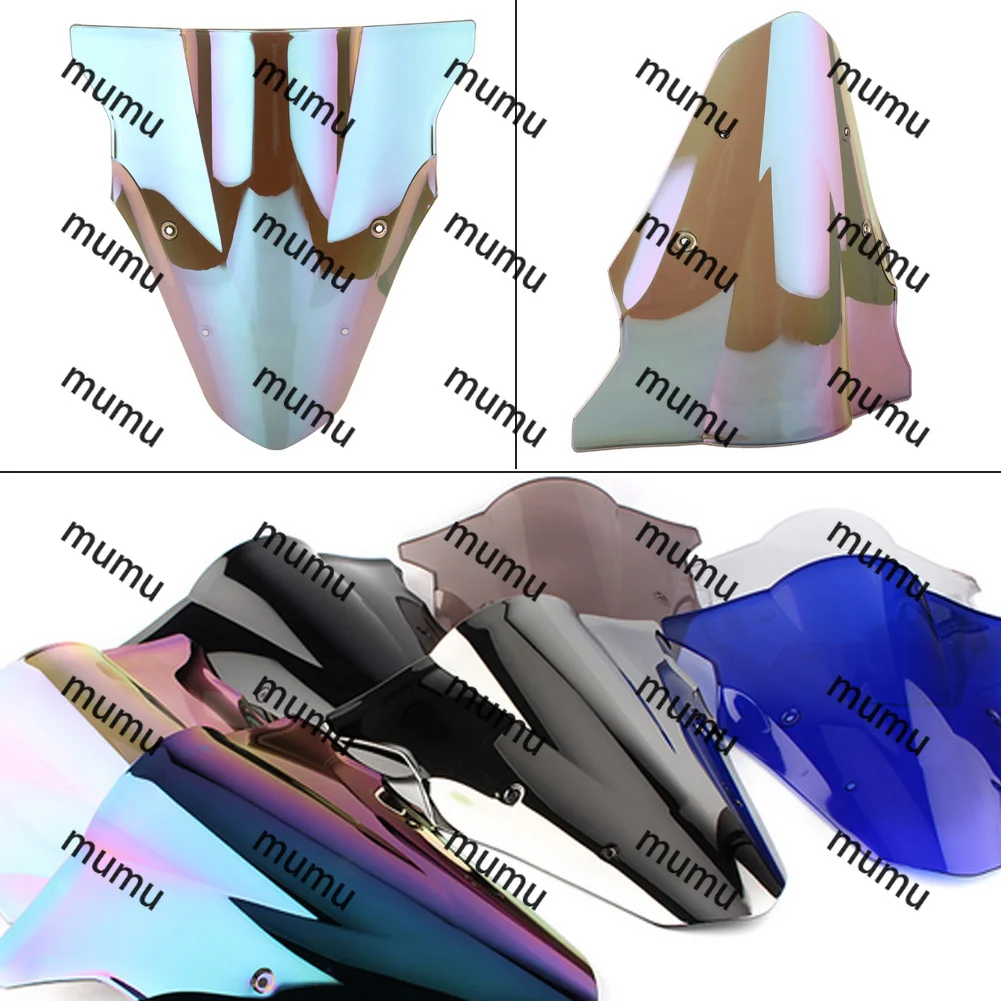 

Для Kawasaki NINJA 650 ER6F EX650R 2012-2016 мотоциклетный двойной пузырьковый дефлектор лобового стекла, защита ветрового стекла ER-6F EX 650R