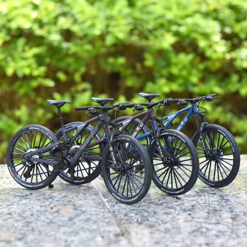 

Vintage Metal Mountain Bike Model Desktop Mini Alloy Classic Bicycle Toy Die-Cast Finger Model Home Decoration