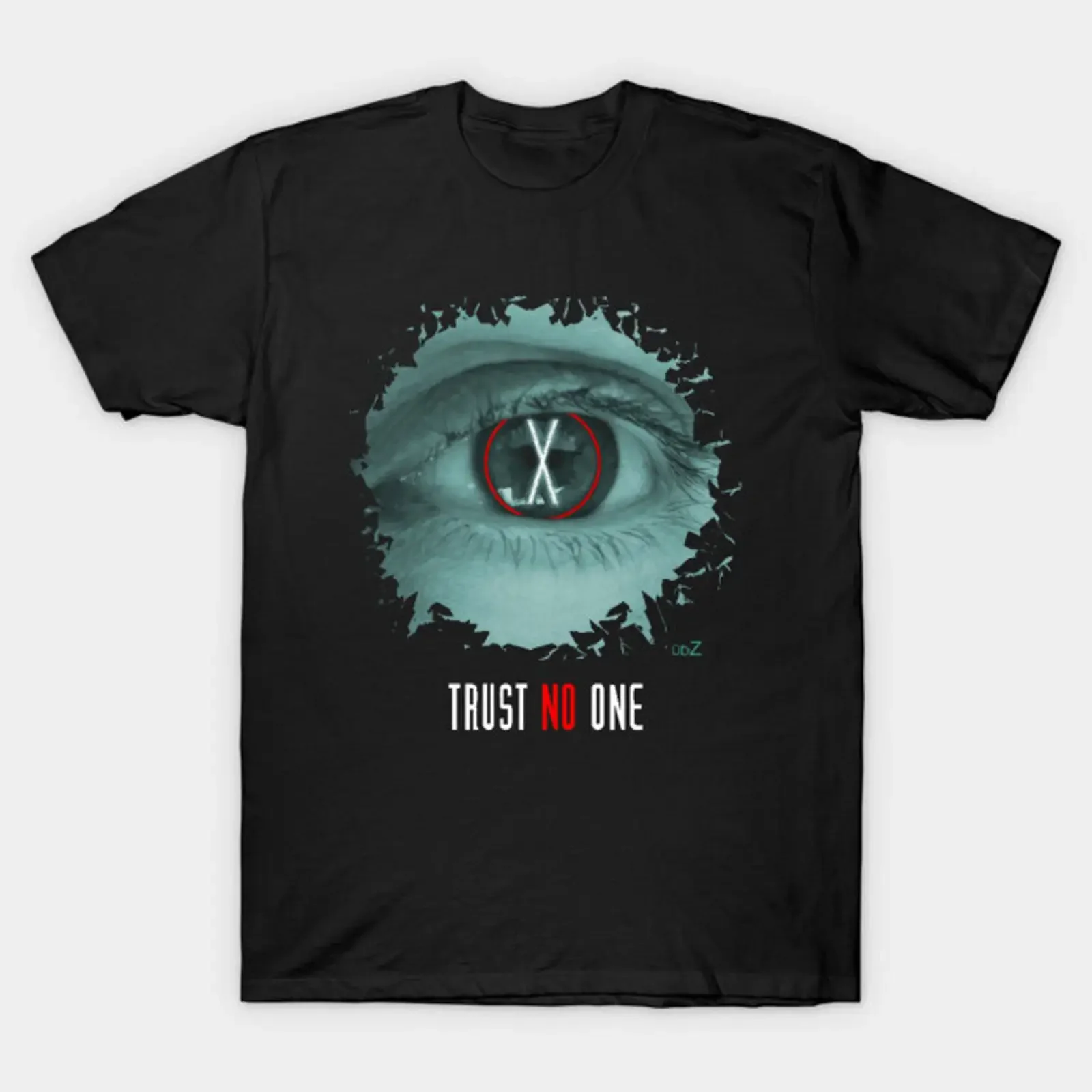 X files eyes T Shirt vintage Washed Stretched Slightly Soft designer clothes Stylish Comfortable streetwear Breathable graphic