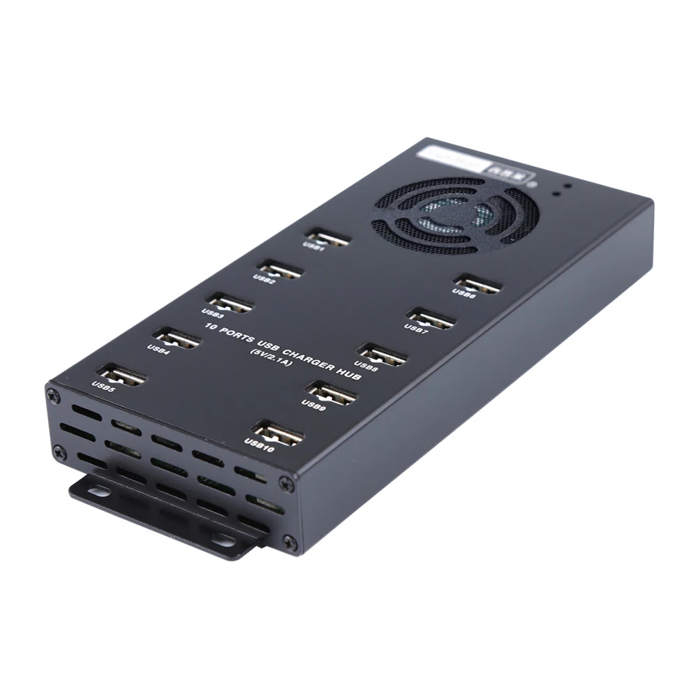 Sipolar A400 10-Port Usb 2.0 Charging Hub Can Charge 10 Devices for IPhone IPad Cellphone Tablets Bitcoin Mining HDD SSD