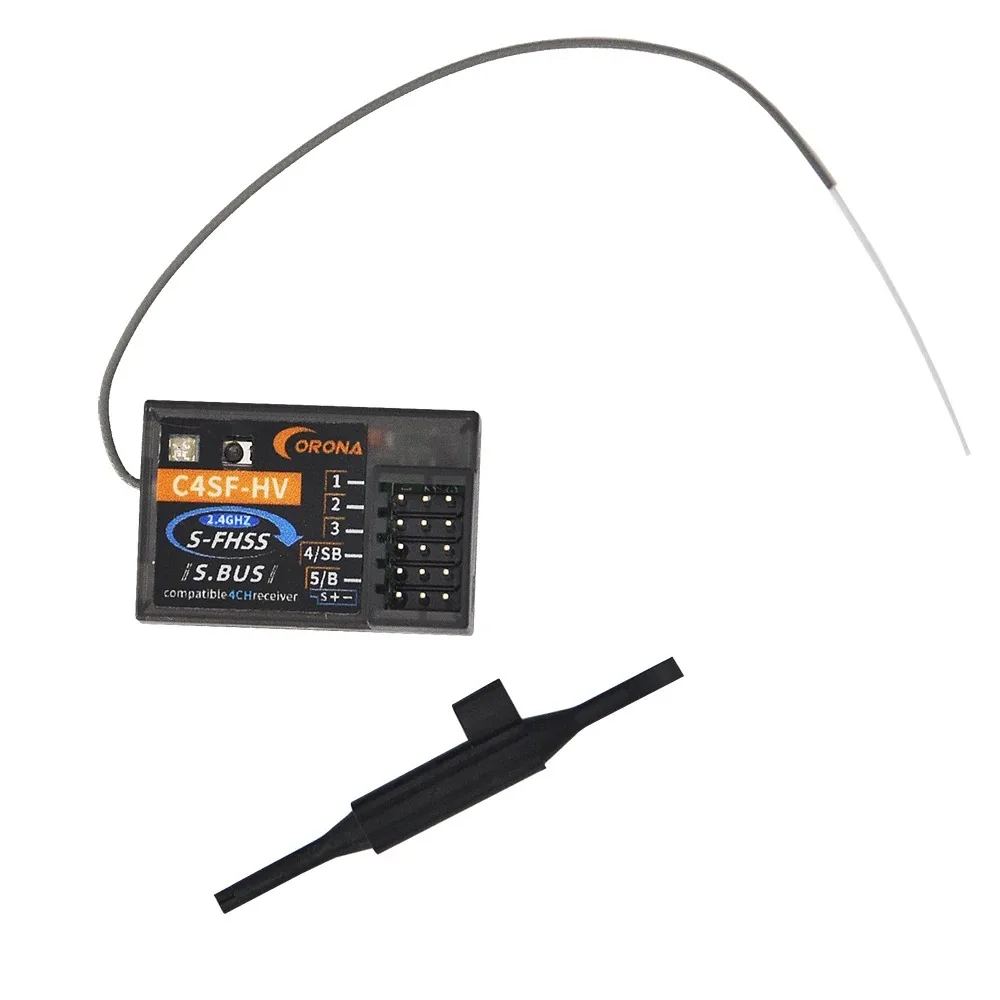 Corona C4SF-HV 2.4GHz FHSS S-FHSS HV Receptor SBUS Receiver Compatible FUTABA RC Vehicle Hobby Accessories