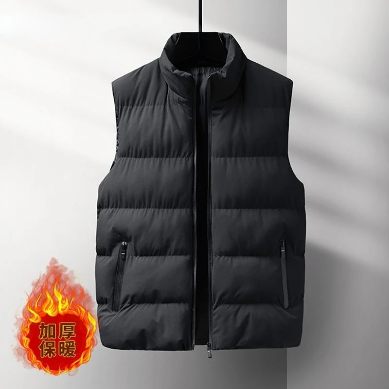 

Sleeveless Jackets Women Clothes New 2023 Autumn Winter Vests Women Waistcoat Short Slim Thickening Warm Vest Female Coat Black