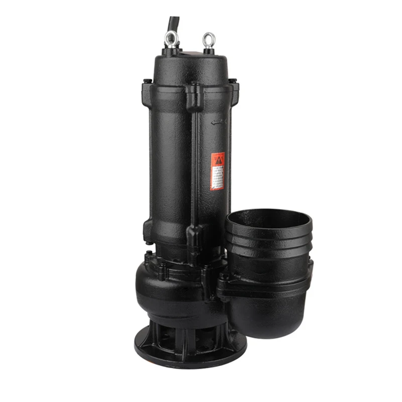 نعرات شفط الرمال العمودية تدفق كبير حمأة الطرد المركزي WQ مضخة مياه الصرف الصحي الغاطسة للمياه القذرة