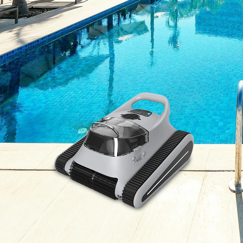 Cordless Pool Cleaning Cordless Rechargeable Automatic Pool Vacuum Cleaning Robot Intelligent Wireless Pool Robot Cleaner