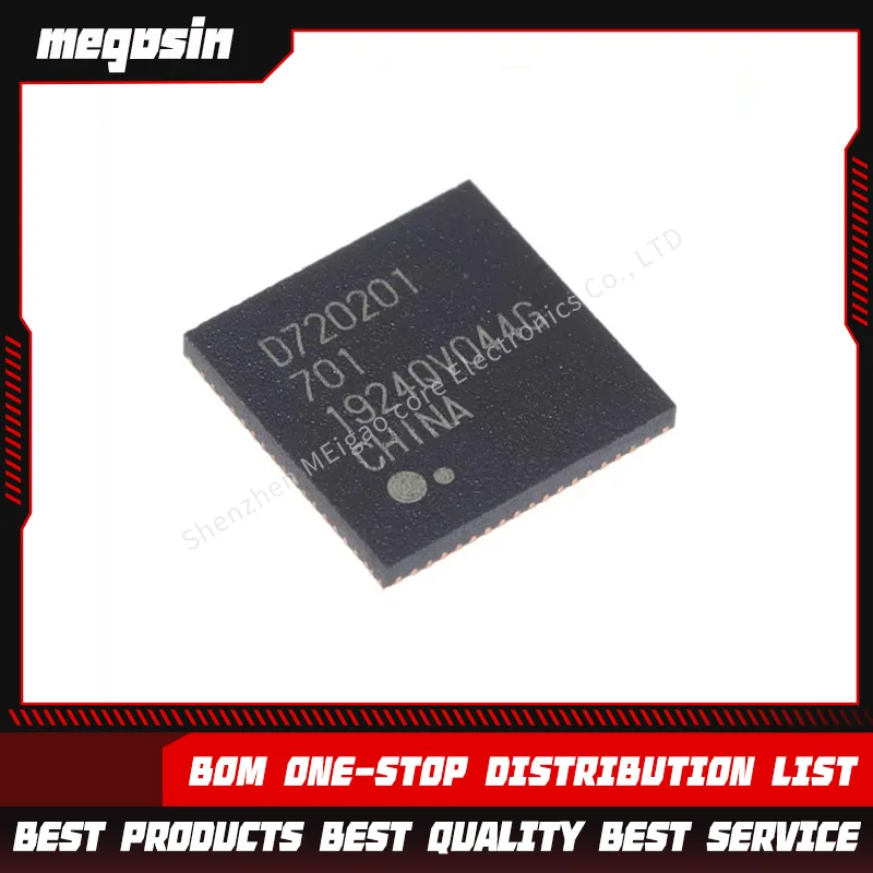 1PCS/LOT UPD720201K8-701-BAC-A Screen printing D720201 QFN-68 Controller chip