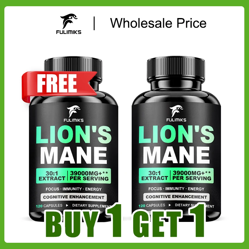 

Купи 1, получи 1 бесплатно! Капсулы с грибами «Львиная грива», «Львиная грива», «Кордицепс», «Рейши» – для здоровья кишечника, сна и снятия стресса